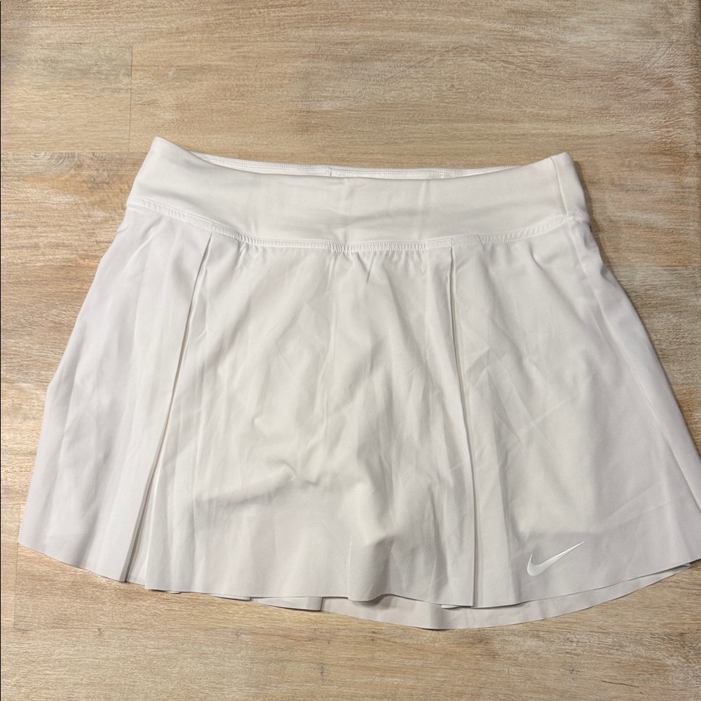 White Pleated Tennis Skirt Nike